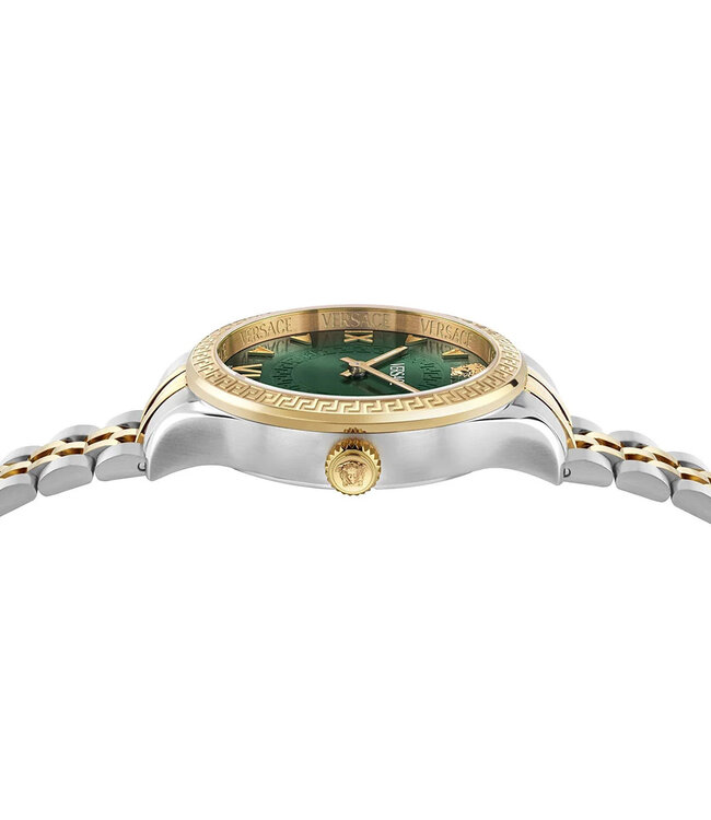 Versace   Hellenyium Lady VE2S01125 Swiss Made Bicolor/Grün Damenuhr