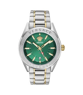 Versace  Greca Urban VEYCA0524 Swiss Made Silber/Grün Herrenuhr