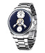 Mark Fairwhale FW-6039-S3 Automatik Silber/Blau Herrenuhr