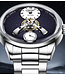 Mark Fairwhale FW-6039-S3 Automatik Silber/Blau Herrenuhr