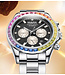 Mark Fairwhale  RAINORA FW-6009-S1 Automatik Rainbow Silber Herrenuhr