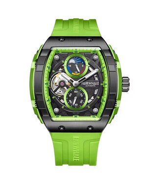 Mark Fairwhale AETERNUS FW-6670-R2 Mondphase Automatik Grün Herrenuhr