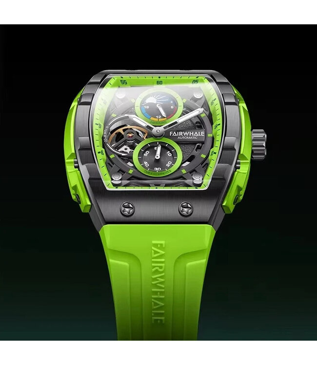 Mark Fairwhale  AETERNUS FW-6670-R2 Mondphase Automatik Grün Herrenuhr
