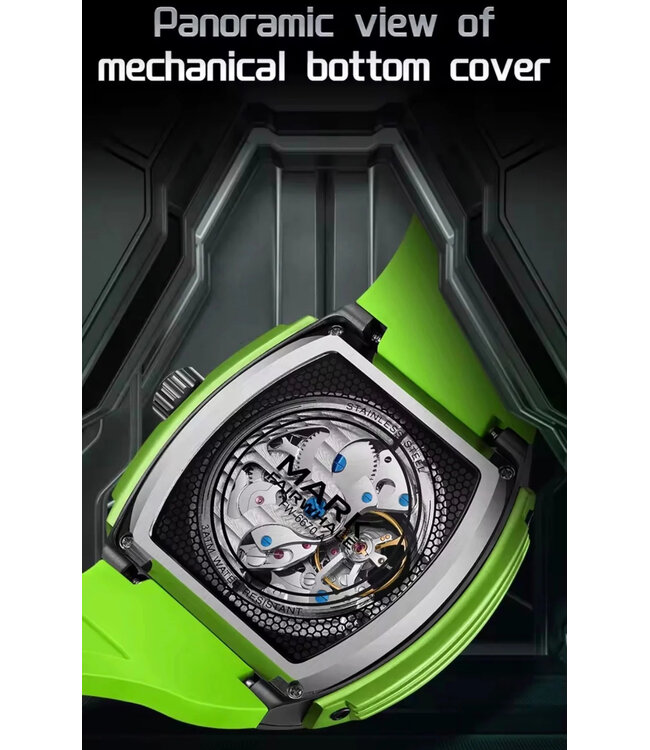 Mark Fairwhale  AETERNUS FW-6670-R2 Mondphase Automatik Grün Herrenuhr