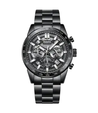 Mark Fairwhale NOCTUM FW-5880-R1 Chronograph Silber/Schwarz Herrenuhr