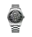 Mark Fairwhale  SKELEON FW-6021-S1 Skeleton Automatik Silber Herrenuhr