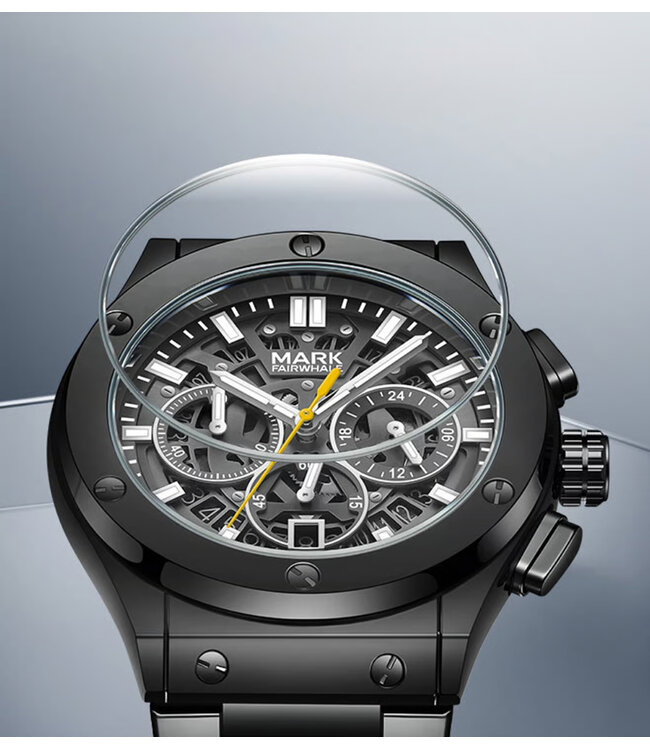 Mark Fairwhale  VELTRON FW-5037-S2 Chronograph Schwarz Herrenuhr