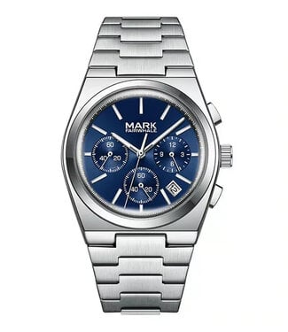 Mark Fairwhale CORDAX FW-5170-S2 Chronograph Silber/Weiss Herrenuhr