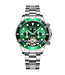Mark Fairwhale DIVIROX FW-6010-3 Skeleton Automatik Silber/Grün Herrenuhr