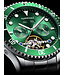Mark Fairwhale DIVIROX FW-6010-3 Skeleton Automatik Silber/Grün Herrenuhr