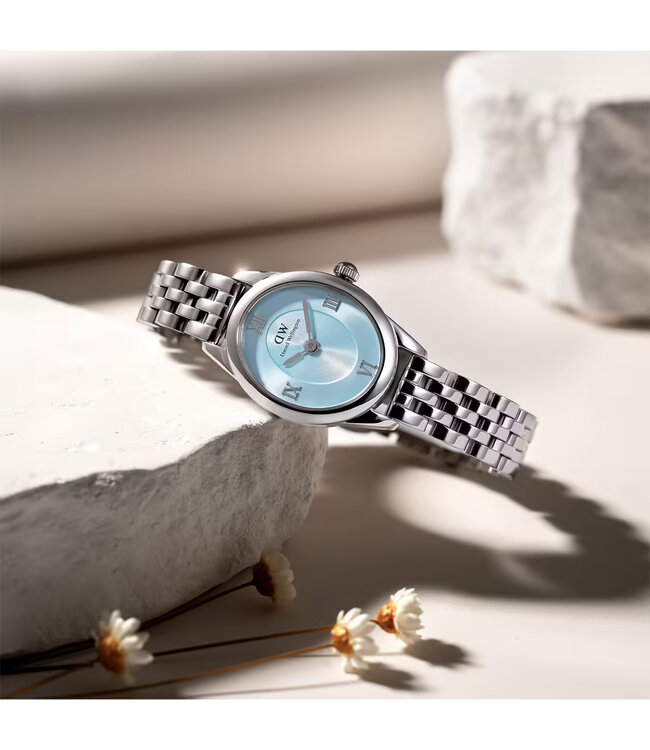 Daniel Wellington   Ophelia Mini DW00100809 Quarz Silber/Eisblau Damenuhr