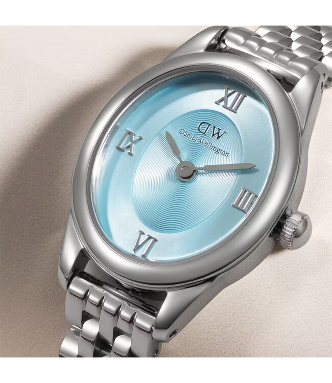 Daniel Wellington   Ophelia Mini DW00100809 Quarz Silber/Eisblau Damenuhr
