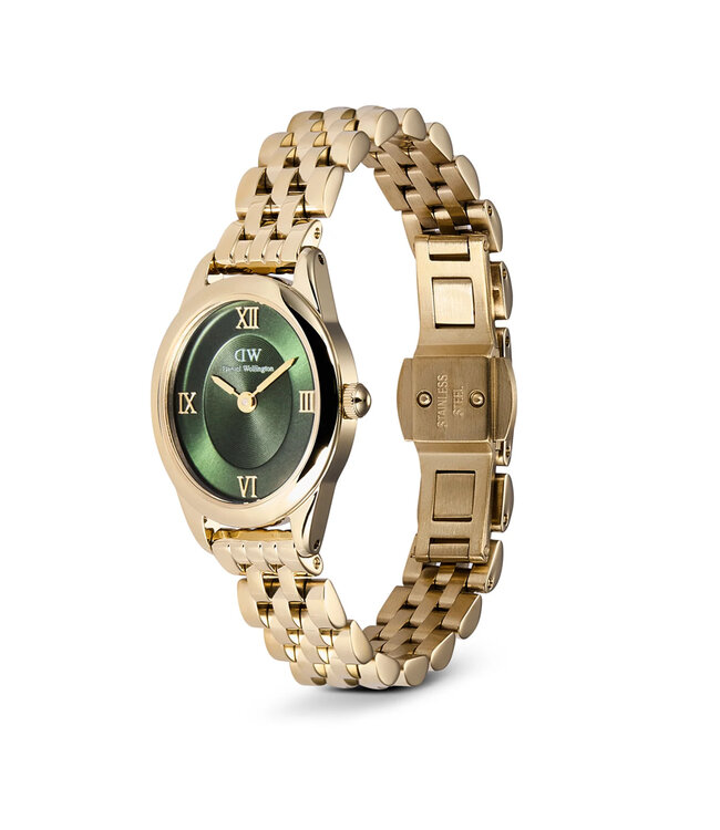 Daniel Wellington   Ophelia Mini DW00100804 Quarz Gold/Smaragdgrün Damenuhr