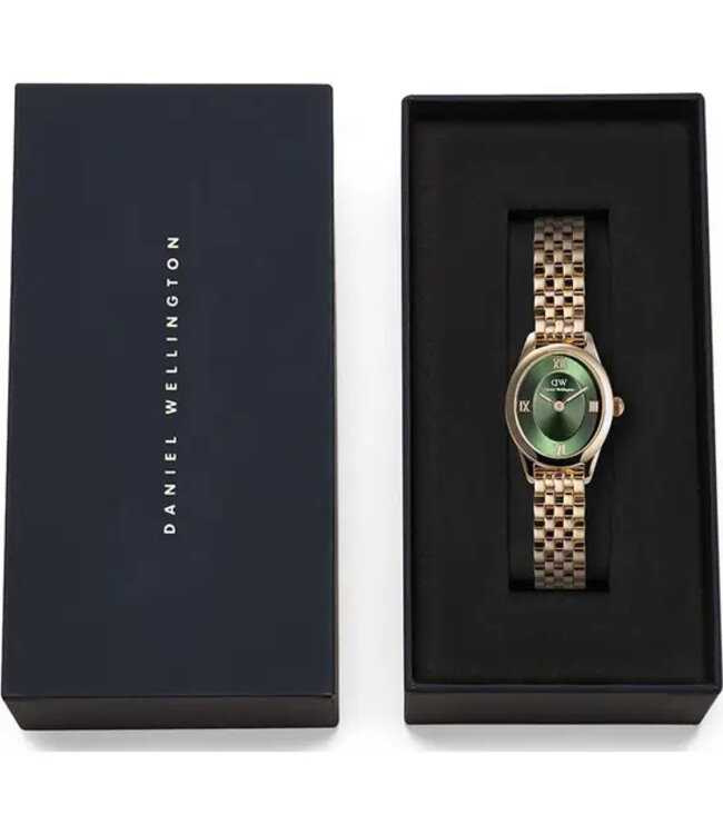 Daniel Wellington   Ophelia Mini DW00100804 Quarz Gold/Smaragdgrün Damenuhr