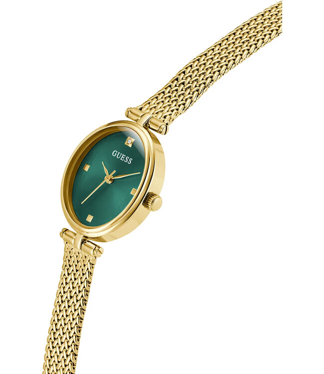 Guess  Ruby GW0935L2 Quarz Gold/Grün Damenuhr