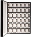 CHRONOGUARD   Uhrenbox CH-1100-30BL Schwarz für 30 Uhren
