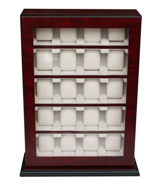 CHRONOGUARD   Uhrenbox CH-1100-20BU Bubinga für 20 Uhren