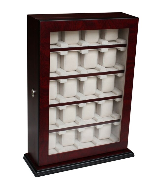 CHRONOGUARD   Uhrenbox CH-1100-20BU Bubinga für 20 Uhren