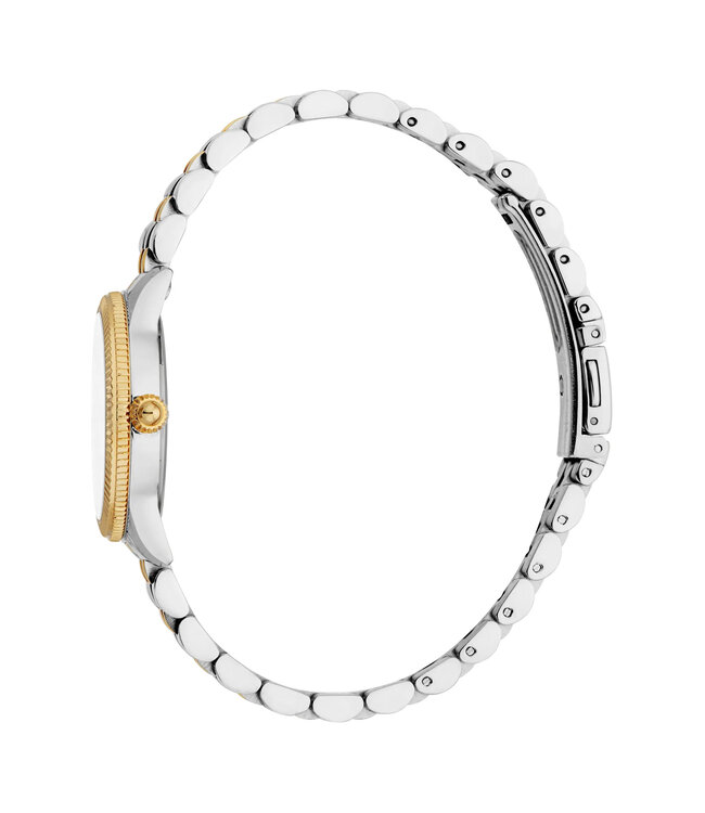 Just Cavalli JC1L315M0085 Quarz Bicolor/Silber Damenuhr Set