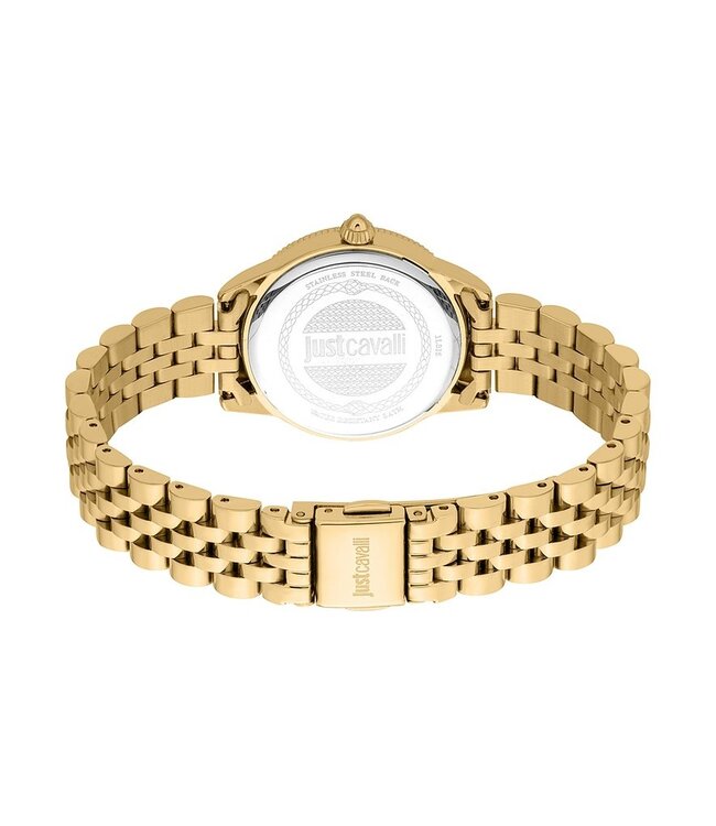 Just Cavalli Valentines JC1L315M0055 Quarz Gold/Silber Damenuhr Set