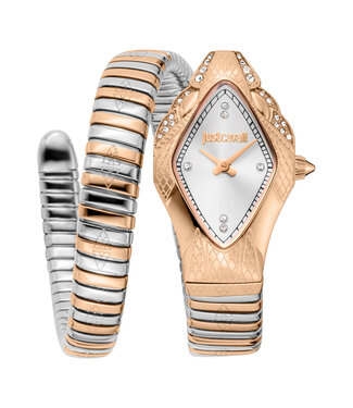 Just Cavalli Ferocious JC1L306M0075 Quarz Silber/Multicolor Damenuhr
