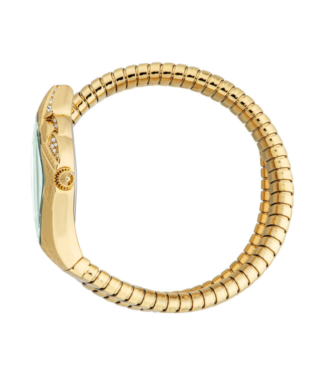 Just Cavalli  Ferocious Signature Snake JC1L306M0045 Quarz Gold/Grün Damenuhr