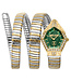 Just Cavalli  Mesmerizing JC1L304M0065 Quarz Gold/Dunkelgrün Damenuhr
