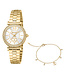 Just Cavalli  Varenna JC1L273M0055 Quarz Gold/Silber Damenuhr Set