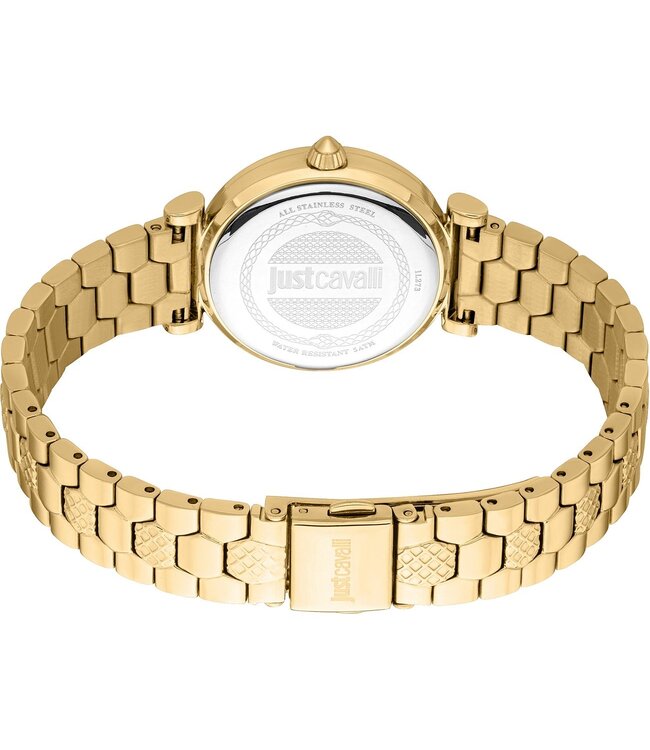 Just Cavalli  Varenna JC1L273M0055 Quarz Gold/Silber Damenuhr Set