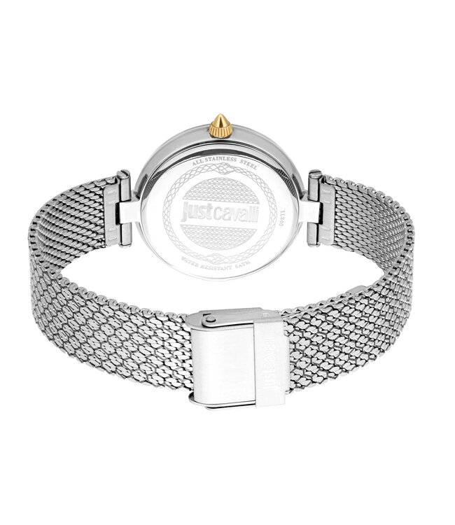 Just Cavalli Glam Chic Obsessive Snake JC1L240M0055 Quarz Bicolor/Silber Damenuhr