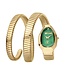 Just Cavalli Signature Snake JC1L209M0045 Quarz Gold/Grün Damenuhr