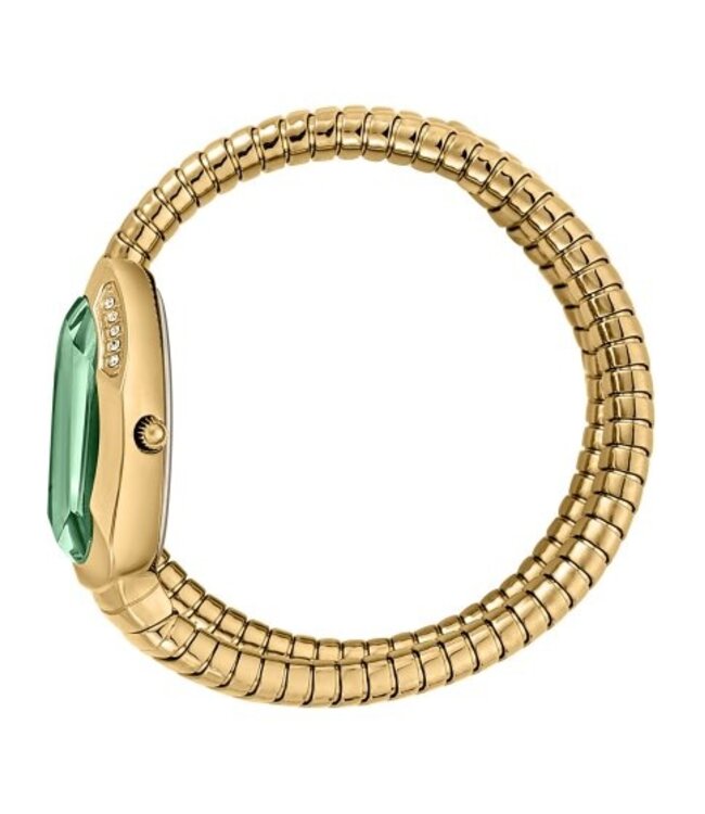 Just Cavalli Signature Snake JC1L209M0045 Quarz Gold/Grün Damenuhr