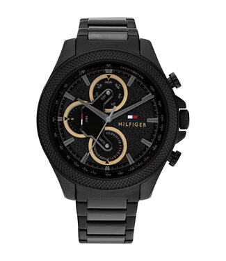 Tommy Hilfiger  Clark 1792081 Quarz Multifunction Schwarz/Gold Herrenuhr