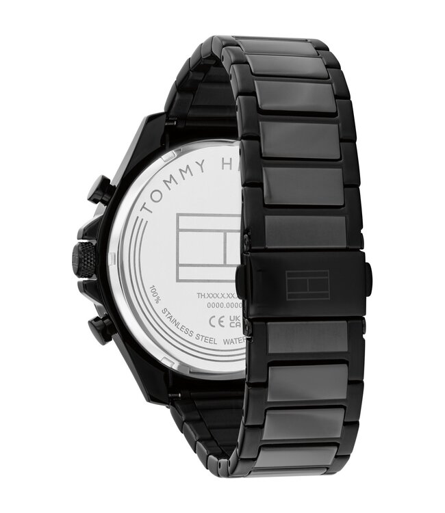 Tommy Hilfiger  Clark 1792081 Quarz Multifunction Schwarz/Gold Herrenuhr