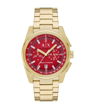 Armani Exchange Parker AX2863 Chronograph Gold/Rot Herrenuhr