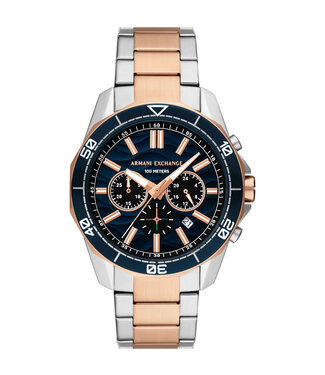 Armani Exchange Spencer AX1965 Chronograph Bicolor/Dunkelblau Herrenuhr