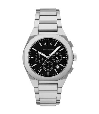 Armani Exchange Rafael AX4186 Chronograph Silber/Schwarz Herrenuhr