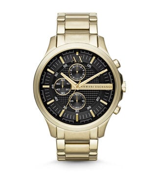Armani Exchange Hampton AX2137 Chronograph Gold/Schwarz Herrenuhr