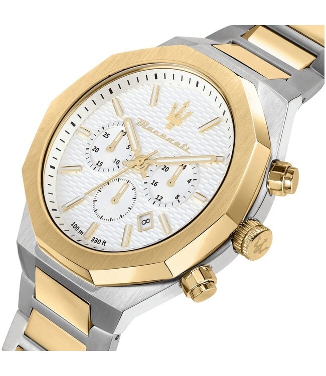 Maserati   Stile R8873642009 Chronograph Bicolor/Weiss Herrenuhr
