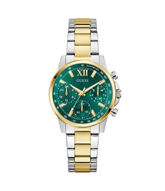 Guess  Bailey GW0933L7 Quarz Multifunction Bicolor/Grün Damenuhr