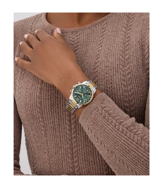 Guess  Bailey GW0933L7 Quarz Multifunction Bicolor/Grün Damenuhr