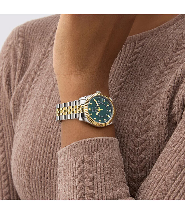 Guess   Jada GW0936L3 Quarz Multifunction Bicolor/Grün Damenuhr