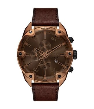 Diesel Spiked DZ4698 Chronograph Braun Herrenuhr