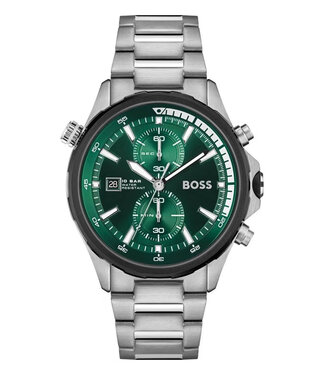 Hugo Boss  Globetrotter 1513930 Chronograph Grün Herrenuhr