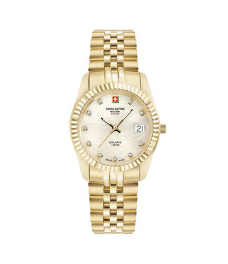 Swiss Alpine Military  Solaris  7714.7211SAM Quarz Gold Damenuhr