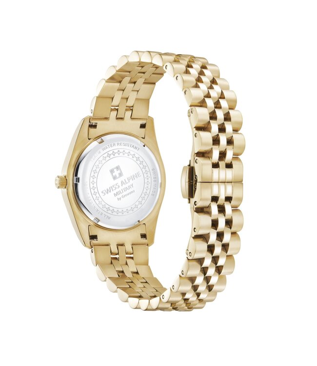 Swiss Alpine Military  Solaris 7714.7211SAM Quarz Gold Damenuhr