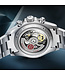 Bonest Gatti  BG8019-S2 Automatik Skeleton Silber/Schwarz Herrenuhr