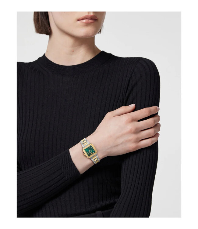 Versace  Versace Greca Edge VE5G00326 Quarz Bicolor/Grün Damenuhr