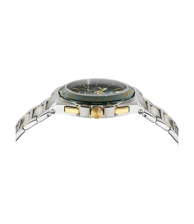Versace   Greca Reaction VE5N00426 Chronograph Bicolor/Grün Herrenuhr