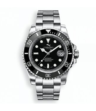 Chronoguard DeptMaster Black Diver Schwarz Automatik Herrenuhr